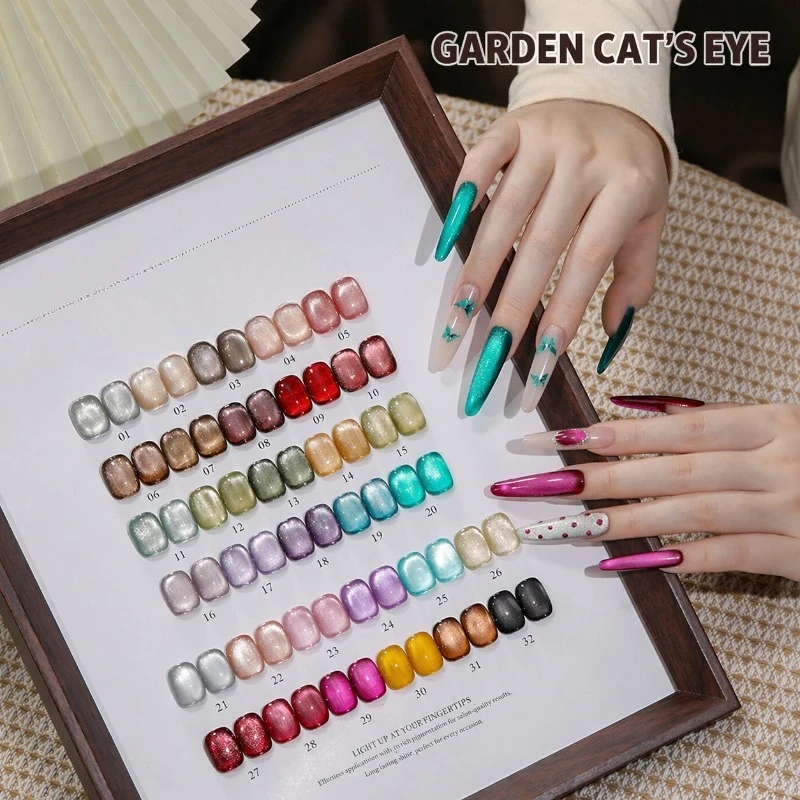 Crystal Cat Eye Gel Nail Polish, Glass Bead Effect, Sparkling Manicure Gel
Crystal Cat Eye Gel Nail Polish, Glass Bead Effect, Sparkling Manicure Gel