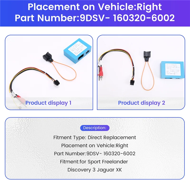 A02Q-автомобильный дополнительный оптоволоконный декодер, адаптер усилителя для Land Rover Range Rover Sport Freelander Discovery 3 Jaguar XK
A02Q-автомобильный дополнительный оптоволоконный декодер, адаптер усилителя для Land Rover Range Rover Sport Freelander Discovery 3 Jaguar XK