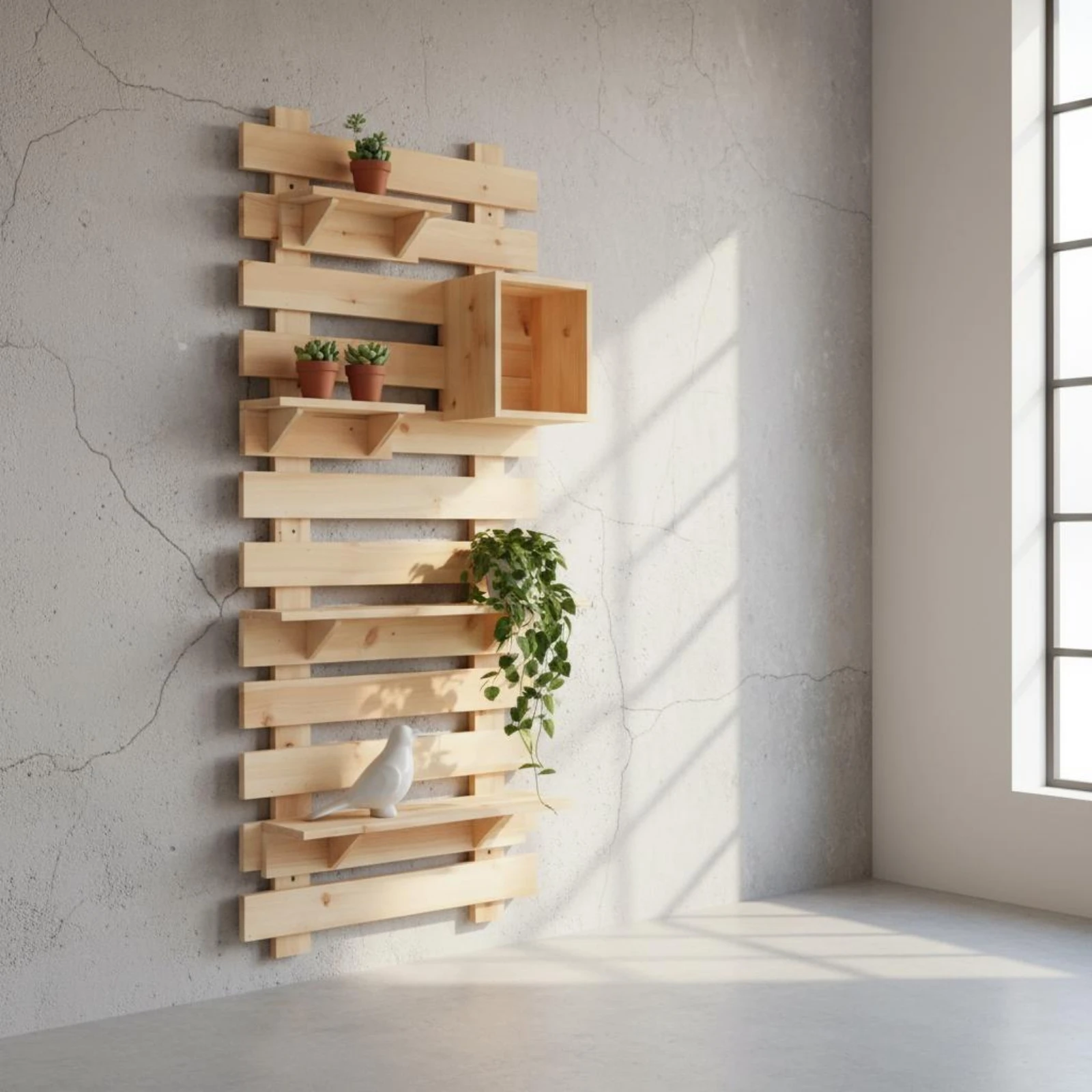 Wall Mounted Plant Shelf Decorative Multi Tier Display Rack Wooden Wall Shelf Space Saving Home Storage Multilevel for Balcony
Wall Mounted Plant Shelf Decorative Multi Tier Display Rack Wooden Wall Shelf Space Saving Home Storage Multilevel for Balcony