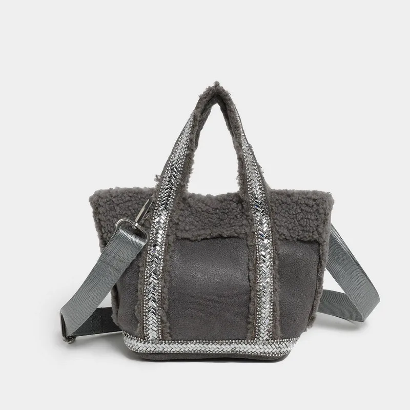 Rhinestone Sequin Plush Crossbody Shoulder Bag,Contrast Color Women Bucket Tote Bag,Designer Commuter Handbag,Vintage Sling Bag
Rhinestone Sequin Plush Crossbody Shoulder Bag,Contrast Color Women Bucket Tote Bag,Designer Commuter Handbag,Vintage Sling Bag