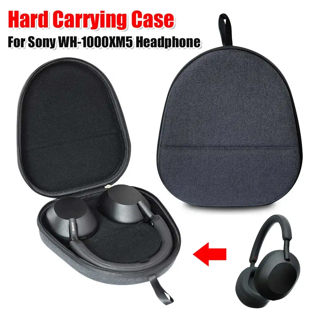 Портативная сумка-футляр из ЭВА, ударопрочный, устойчивый к царапинам дорожный чехол для наушников Sony WH-1000XM5, защита от падений
Портативная сумка-футляр из ЭВА, ударопрочный, устойчивый к царапинам дорожный чехол для наушников Sony WH-1000XM5, защита от падений