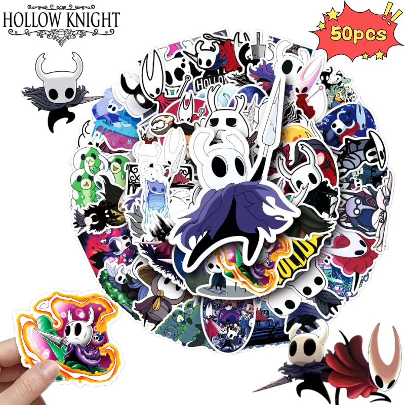 Hollow Knight 50pcs stickers creative personality cartoon printing student hand ledger water cup graffiti waterproof stickers
Hollow Knight 50pcs stickers creative personality cartoon printing student hand ledger water cup graffiti waterproof stickers