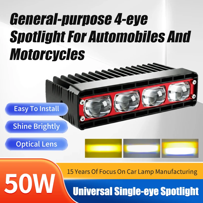 LED Headlamp Bumper Projector Grille Light Bar Spotlight Auxiliary Headlights LED Worklight for Sedan Car SUV ATV 4X4 Offroad
LED Headlamp Bumper Projector Grille Light Bar Spotlight Auxiliary Headlights LED Worklight for Sedan Car SUV ATV 4X4 Offroad