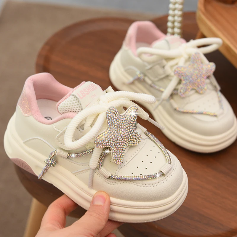 Children's Sneakers 2025 Spring & Fall New Style Girls' Fashionable Kidsren's Shoes Girls' Off-White Sports Shoes Students' Low-Top Shoes
Children's Sneakers 2025 Spring & Fall New Style Girls' Fashionable Kidsren's Shoes Girls' Off-White Sports Shoes Students' Low-Top Shoes