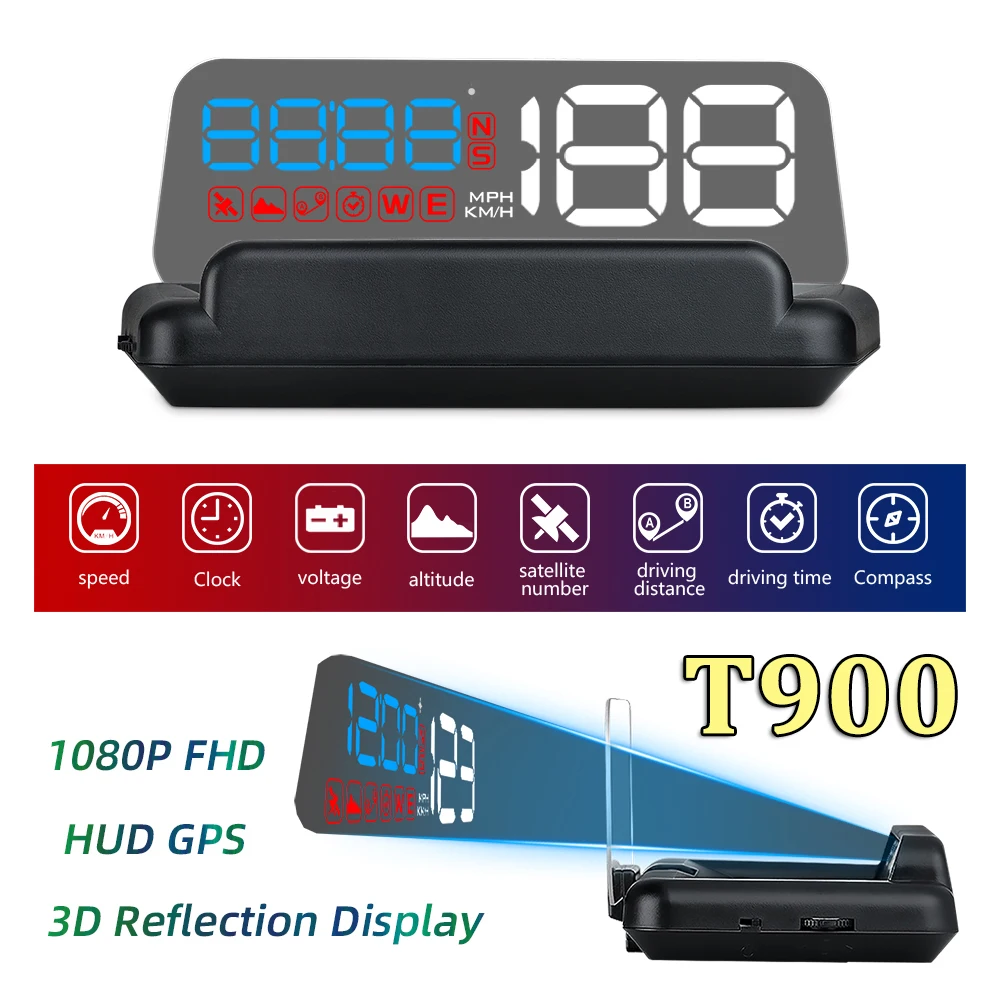 T900 HUD Авто Автомобильный GPS Проекционный дисплей Лобовое стекло Спидометр Проектор Компас Высота Время Напряжение Вождение Расстояние на заказ
T900 HUD Авто Автомобильный GPS Проекционный дисплей Лобовое стекло Спидометр Проектор Компас Высота Время Напряжение Вождение Расстояние на заказ