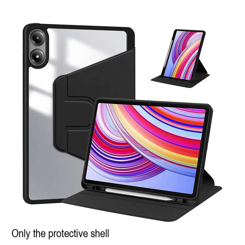 Чехол для планшета Redmi Pad 2 Pro с держателем для стилуса, складной подставкой, ударопрочный чехол с усиленной защитой по углам
Чехол для планшета Redmi Pad 2 Pro с держателем для стилуса, складной подставкой, ударопрочный чехол с усиленной защитой по углам