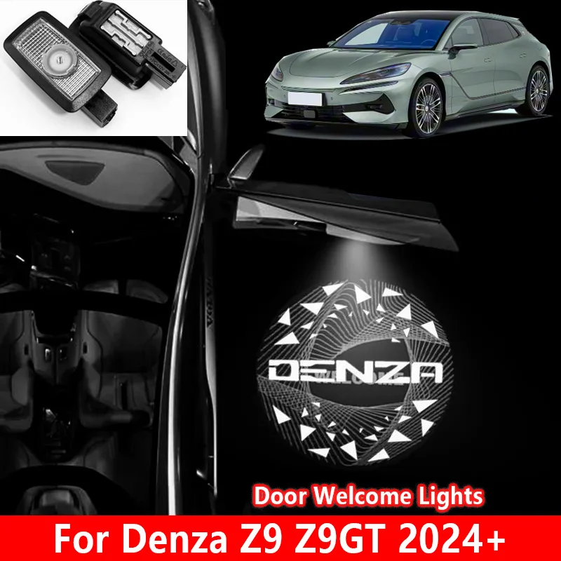 Для Denza Z9 Z9GT 2024+ светодиодные дверные приветственные фонари для дверей автомобиля, проекционный напольный светильник, окружающее освещение, автоинструменты, аксессуары
Для Denza Z9 Z9GT 2024+ светодиодные дверные приветственные фонари для дверей автомобиля, проекционный напольный светильник, окружающее освещение, автоинструменты, аксессуары