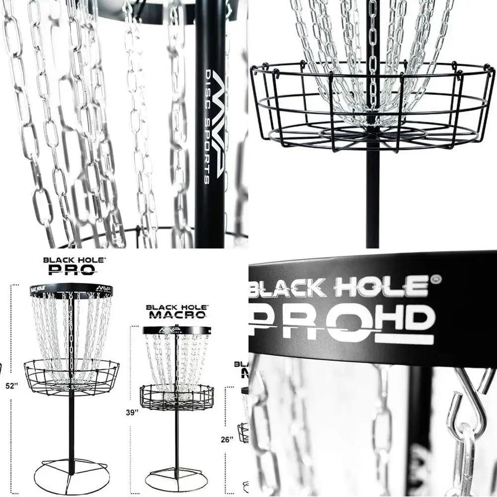 Black Hole Pro HD 24-Chain Portable Disc Golf Basket Target
Black Hole Pro HD 24-Chain Portable Disc Golf Basket Target