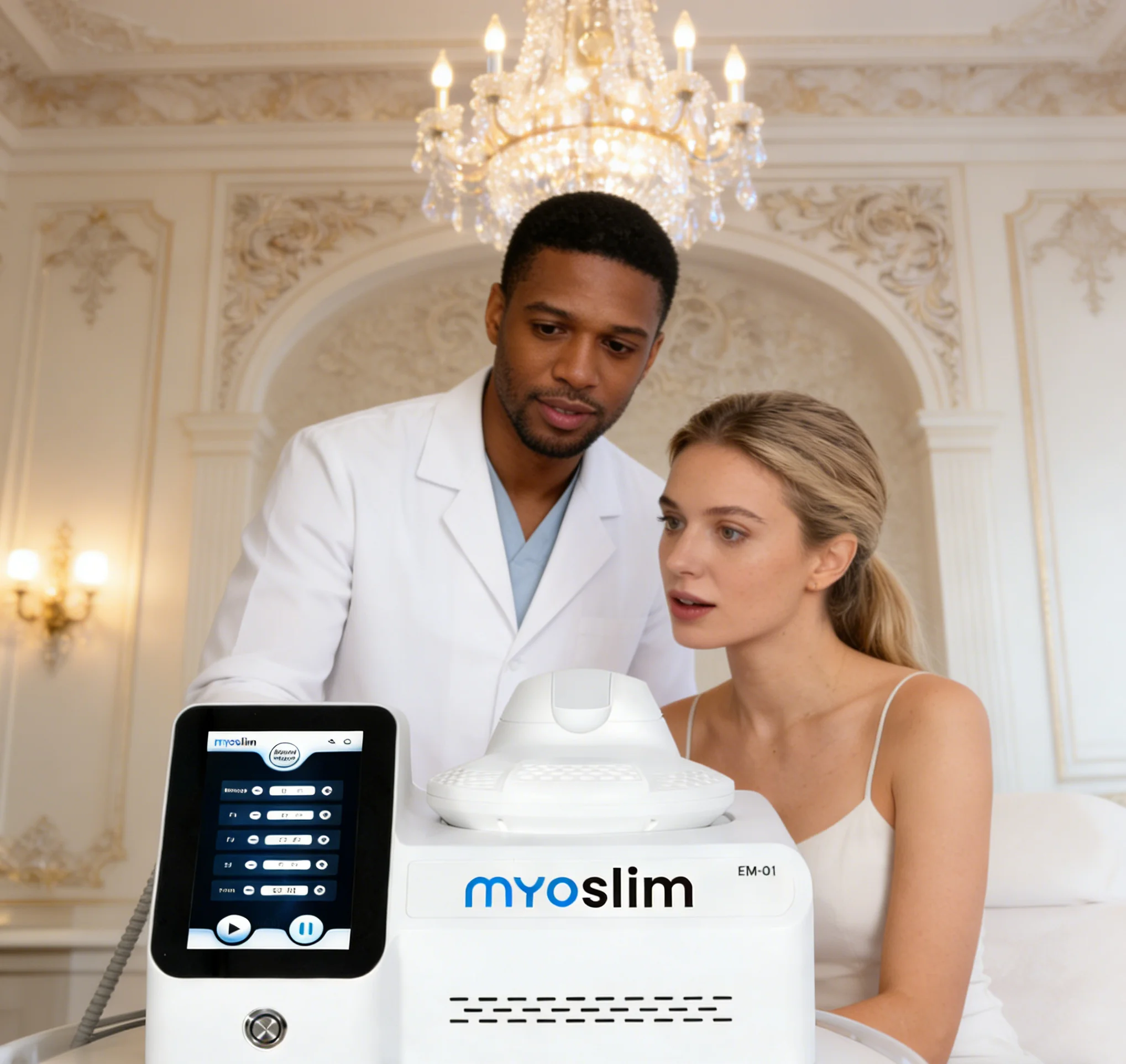 Скульптурный аппарат EMO MYOSlim для похудения, роста мышц и контурирования тела — неинвазивный
Скульптурный аппарат EMO MYOSlim для похудения, роста мышц и контурирования тела — неинвазивный