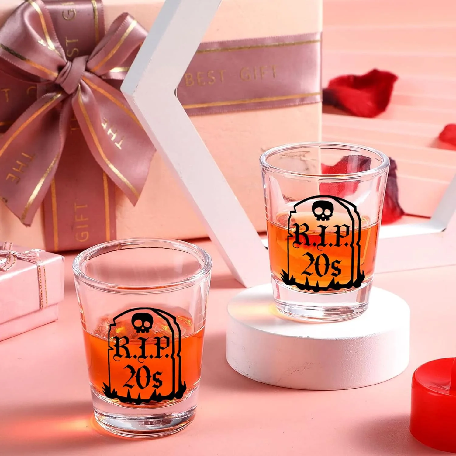 2pcs 30th Birthday Shot Glass RIP 20s Birthday Gifts for Her 2oz Best dirty 30 Birthday party Decorations Ieda for Men Women
2pcs 30th Birthday Shot Glass RIP 20s Birthday Gifts for Her 2oz Best dirty 30 Birthday party Decorations Ieda for Men Women