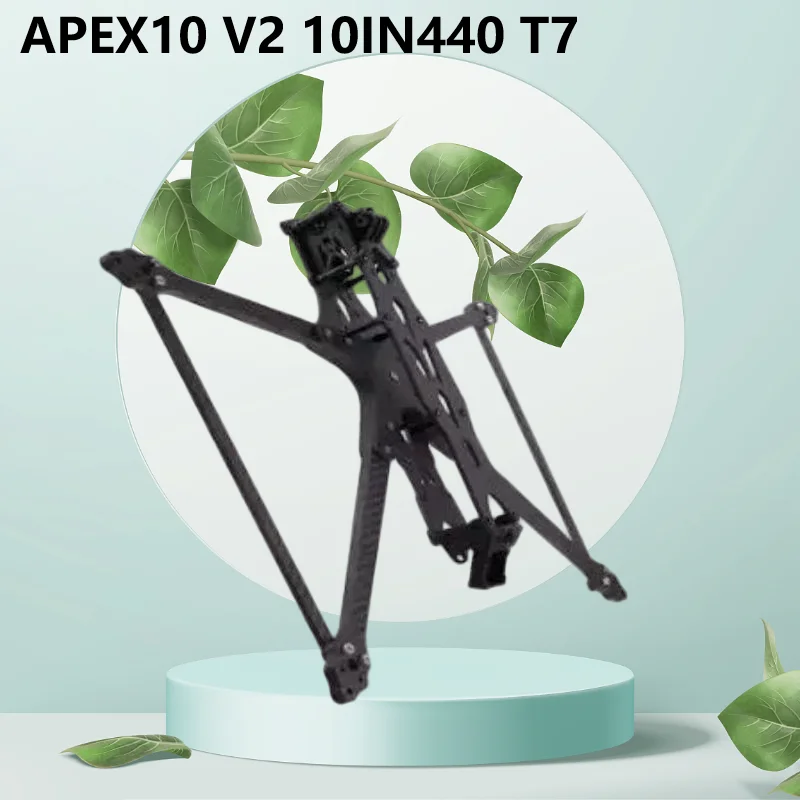 TendFlying 3K Carbon Fiber Frame APEX-10 V2 10IN 440MM T7 DC WheelBase RC FPV Freestyle Racing Drone Frame Kit
TendFlying 3K Carbon Fiber Frame APEX-10 V2 10IN 440MM T7 DC WheelBase RC FPV Freestyle Racing Drone Frame Kit