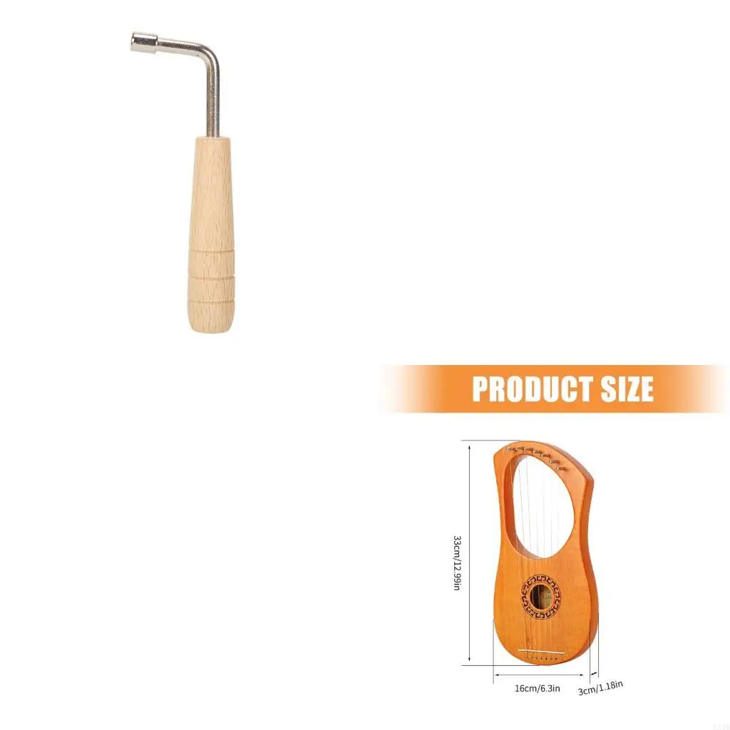 Wooden Lyre Harp With Natural Warm Tone For Outdoor Or Home Performances
Wooden Lyre Harp With Natural Warm Tone For Outdoor Or Home Performances