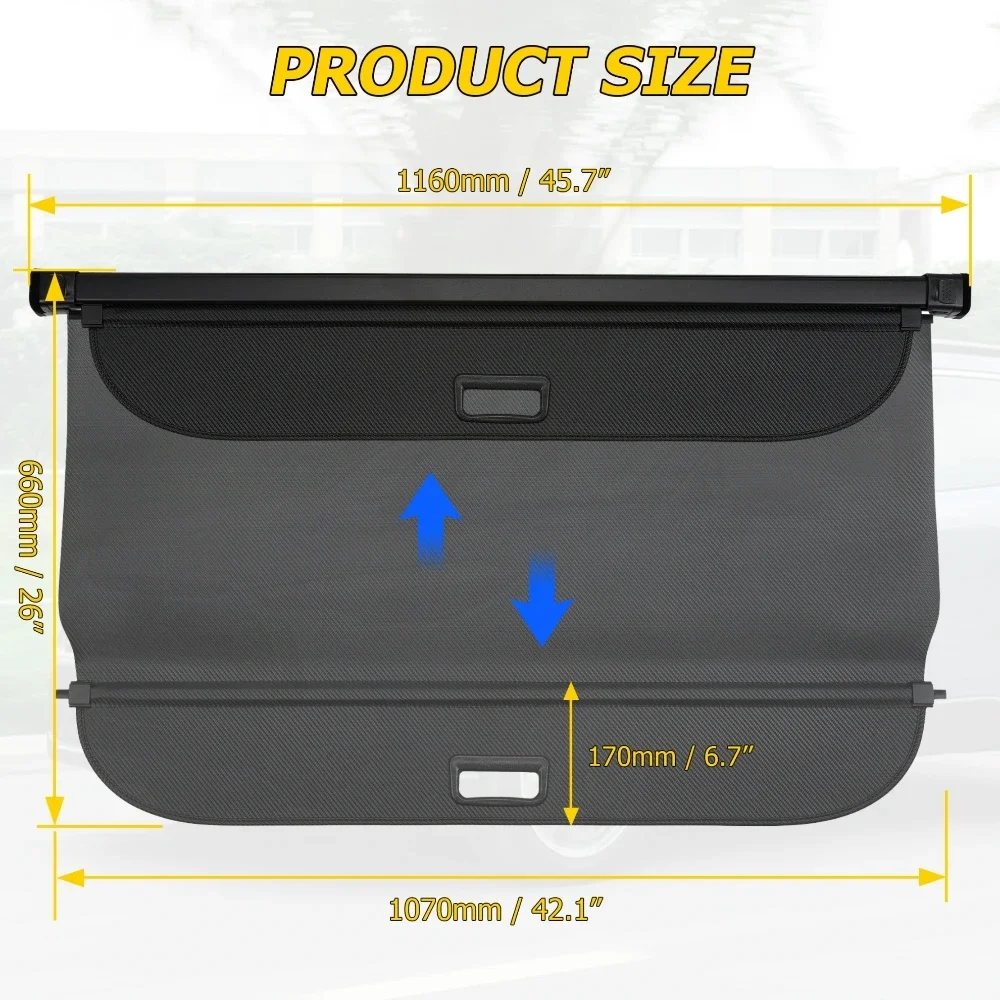 for Toyota Corolla Cross 2022-2025 Tail Box Storage Rack Luggage Privacy Security Shield Curtain Rear Trunk Cargo Cover
for Toyota Corolla Cross 2022-2025 Tail Box Storage Rack Luggage Privacy Security Shield Curtain Rear Trunk Cargo Cover