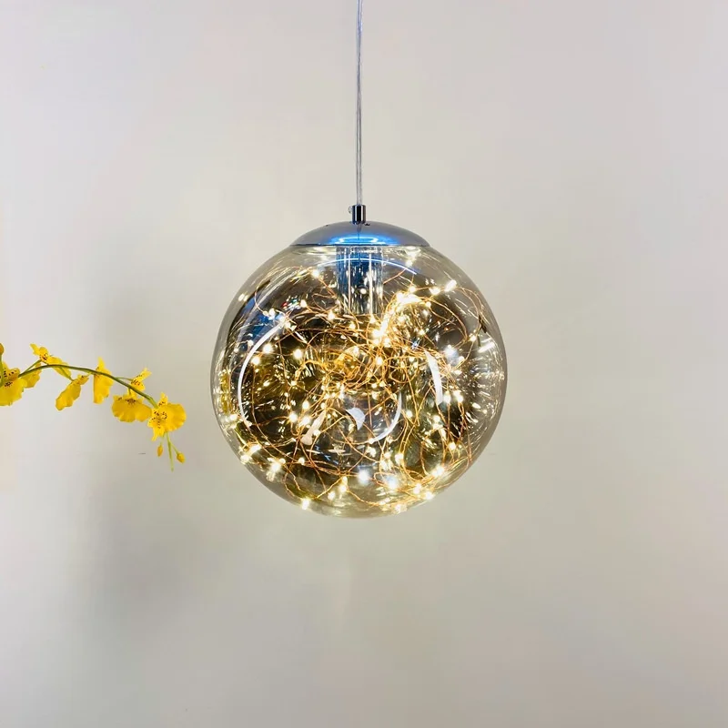 Nordic Sky Star Lustre Pendant Lights Modern Glass Ball Kitchen Chandelier Light Luxury Gold Bedroom Decor Home Hanging Light
Nordic Sky Star Lustre Pendant Lights Modern Glass Ball Kitchen Chandelier Light Luxury Gold Bedroom Decor Home Hanging Light