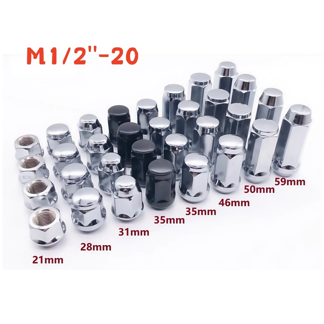 1pc M1/2''-20 Extra Long Wheel Lug Nut Wheel Hub Screws Hex 19/21mm Thick 21/35/45/48/59/60mm
1pc M1/2''-20 Extra Long Wheel Lug Nut Wheel Hub Screws Hex 19/21mm Thick 21/35/45/48/59/60mm