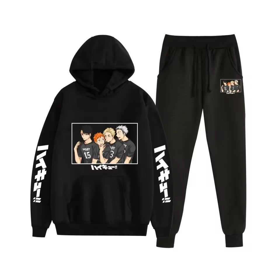 Haikyuu ハイキュー аниме печать толстовка + брюки комплект для отдыха модная одежда из 2 частей Весенняя Осенняя флисовая толстовка комплект повседневная спортивная одежда
Haikyuu ハイキュー аниме печать толстовка + брюки комплект для отдыха модная одежда из 2 частей Весенняя Осенняя флисовая толстовка комплект повседневная спортивная одежда