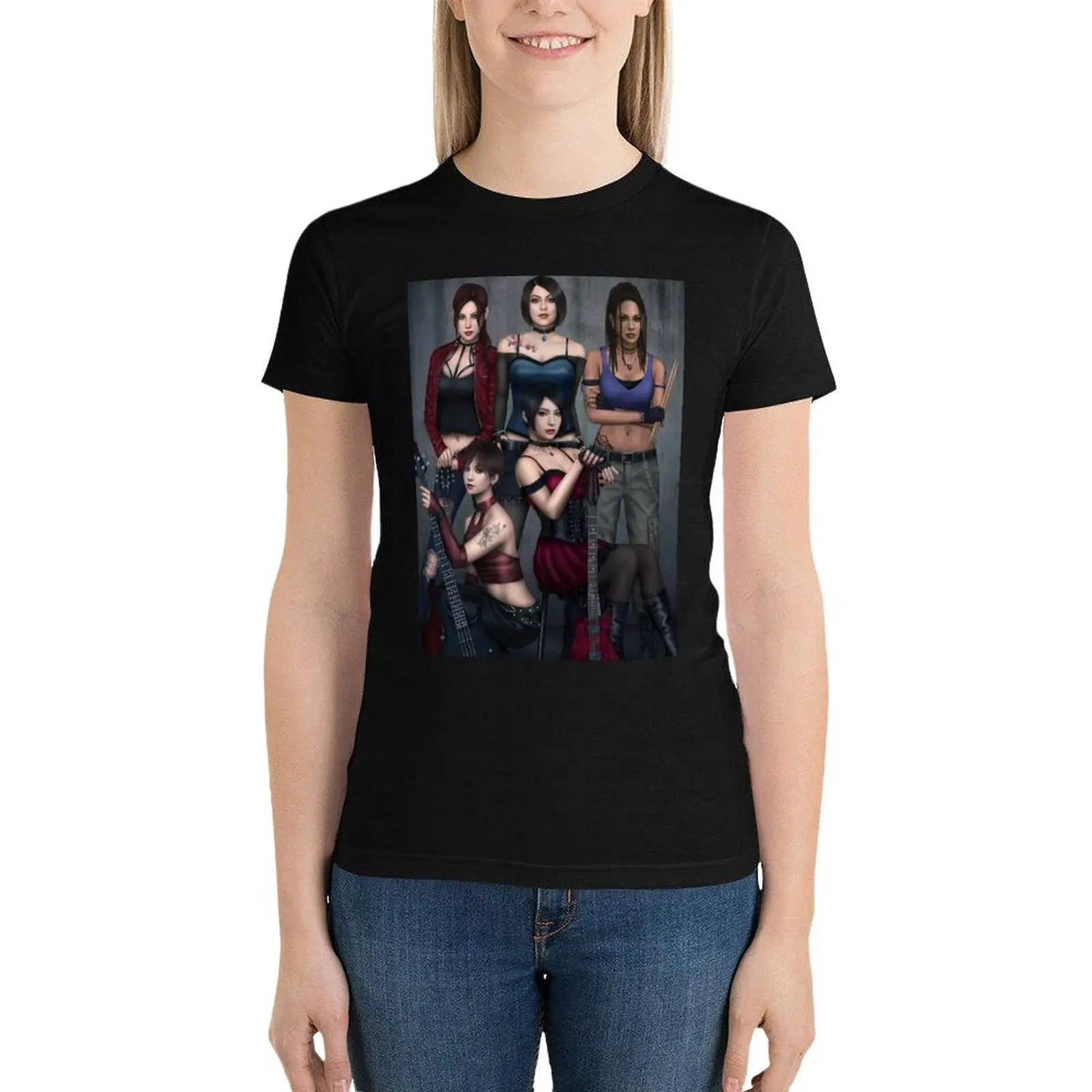 RE Girls metal band T-Shirt cute clothes aesthetic clothes lady clothes summer Women t shirt
RE Girls metal band T-Shirt cute clothes aesthetic clothes lady clothes summer Women t shirt
