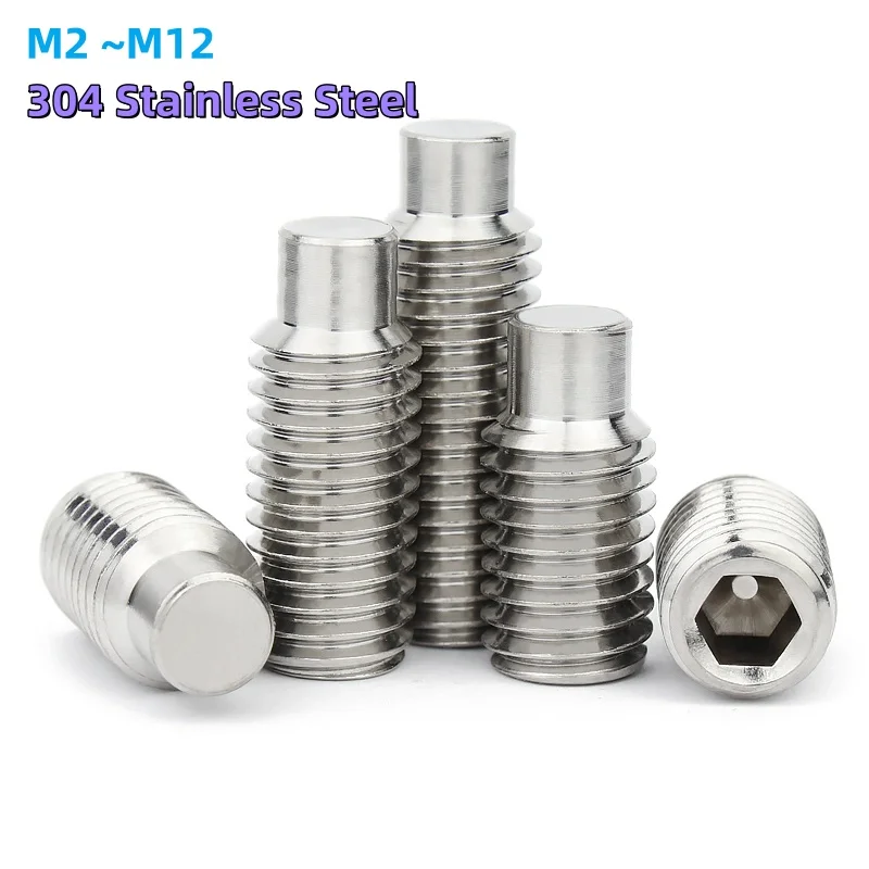 M2 ~M12 304, нержавеющая сталь, шестигранная головка, установочный винт с шестигранной головкой, установочный винт с шестигранной головкой, выпуклый концевой болт
M2 ~M12 304, нержавеющая сталь, шестигранная головка, установочный винт с шестигранной головкой, установочный винт с шестигранной головкой, выпуклый концевой болт