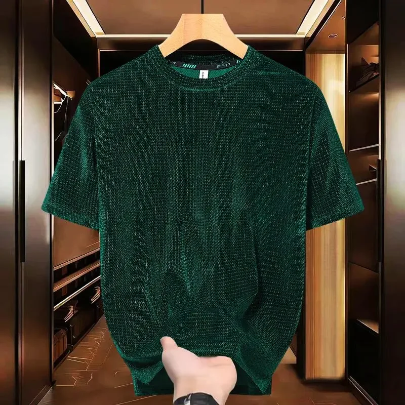Men Summer Luxury Glitter Crew Neck T Shirt Casual Elastic Comfort Top
Men Summer Luxury Glitter Crew Neck T Shirt Casual Elastic Comfort Top