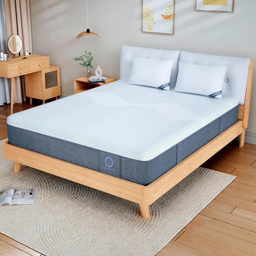 Queen Size Mattress, Medium Firm with Memory Foam for Pressure Relieving & Individually Wrapped Springs for Motion Isolation
Queen Size Mattress, Medium Firm with Memory Foam for Pressure Relieving & Individually Wrapped Springs for Motion Isolation