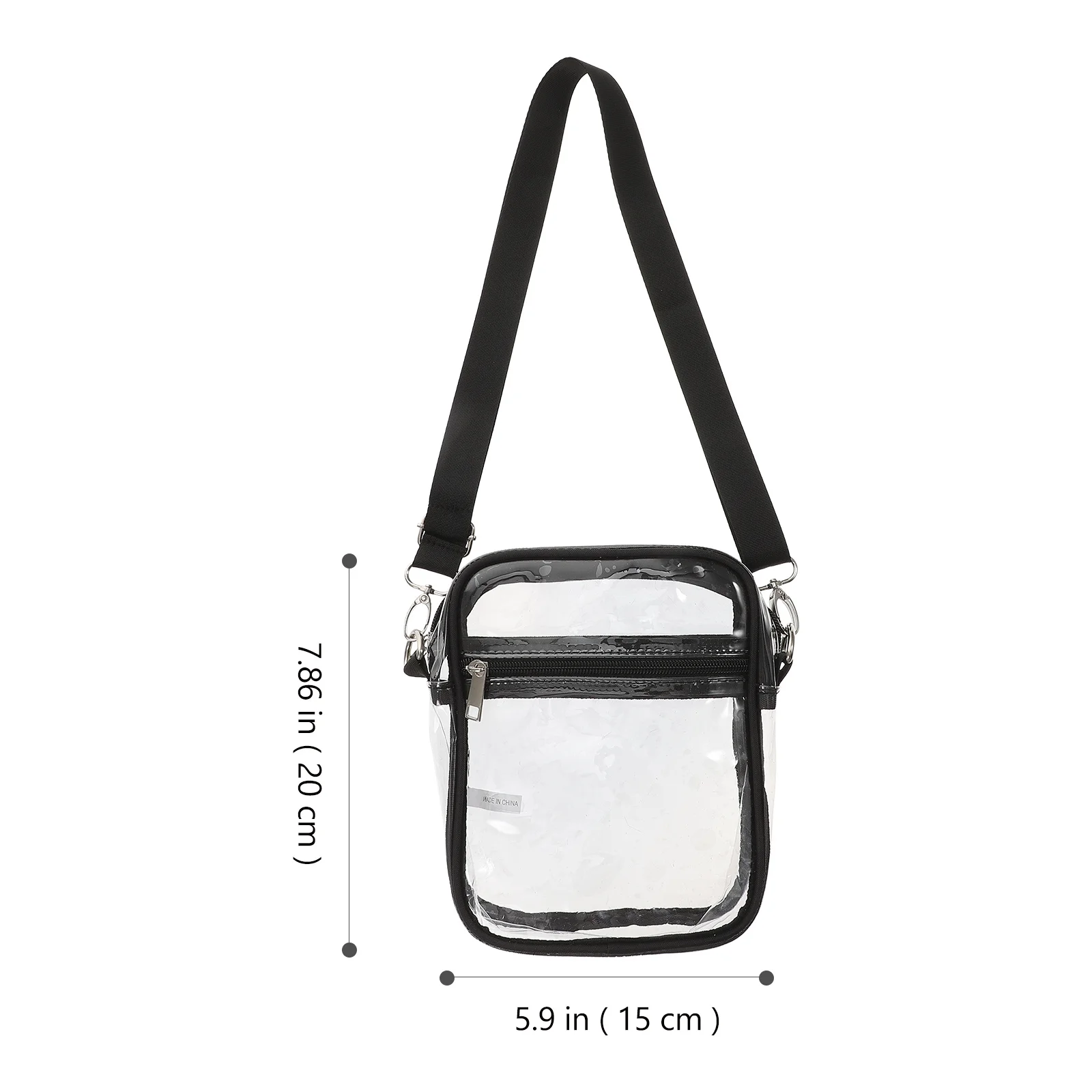 Transparent PVC Crossbody Phone Bag Small Zipper Money Pouch Clear Stadium Approved Purse for Women Phone Bag 
Transparent PVC Crossbody Phone Bag Small Zipper Money Pouch Clear Stadium Approved Purse for Women Phone Bag