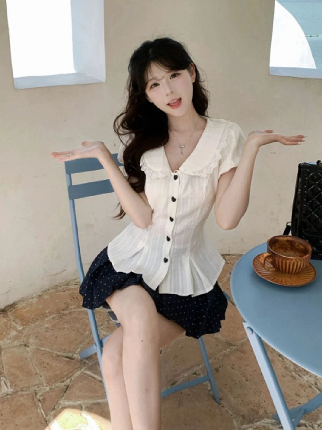 College Style Two-Piece Set Unique Super Good Looking Shirt And Skirt Outfit Complete Ootd Summer 2026 Fashion Women's C...
College Style Two-Piece Set Unique Super Good Looking Shirt And Skirt Outfit Complete Ootd Summer 2026 Fashion Women's C...