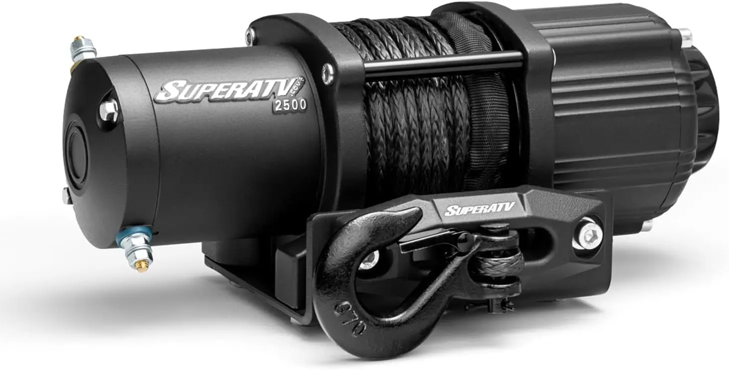 Black Ops 2500 LB Winch Kit for UTV ATV 50 Ft Synthetic Rope 12 Volt 1 HP Motor Waterproof Seals Solenoid
Black Ops 2500 LB Winch Kit for UTV ATV 50 Ft Synthetic Rope 12 Volt 1 HP Motor Waterproof Seals Solenoid