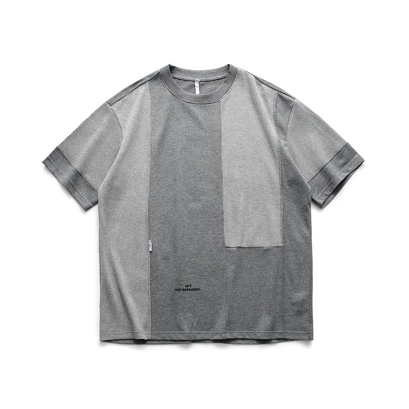 Nanxia Qiaozhuang Spring and Summer New Japanese Style Trend Color-blocking Loose Round Neck T-shirt Letter Printed Short Sleeve
Nanxia Qiaozhuang Spring and Summer New Japanese Style Trend Color-blocking Loose Round Neck T-shirt Letter Printed Short Sleeve