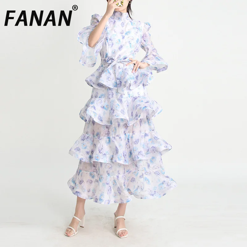 FANAN French Style Ruffles Design Dress For Women Contrast Color Gathered Waist Long Sleeve Dresses 2025 Spring Summer New
FANAN French Style Ruffles Design Dress For Women Contrast Color Gathered Waist Long Sleeve Dresses 2025 Spring Summer New