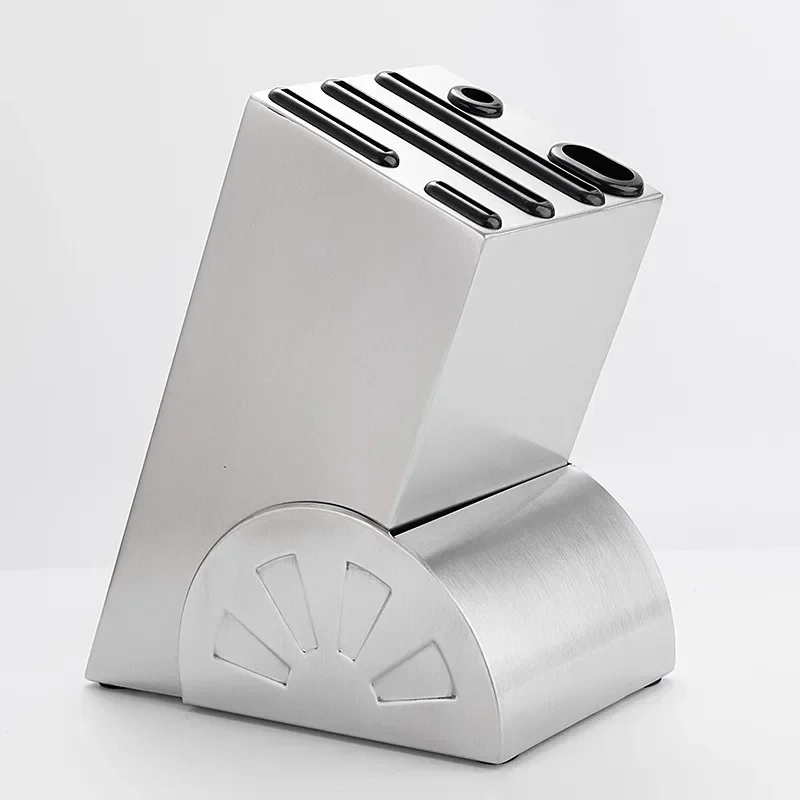 Thick 304 Stainless Steel Knife Stand Metal Desktop Japanese Santoku Slices Knives Storage Rack Knife Holder Chef Knife Block
Thick 304 Stainless Steel Knife Stand Metal Desktop Japanese Santoku Slices Knives Storage Rack Knife Holder Chef Knife Block