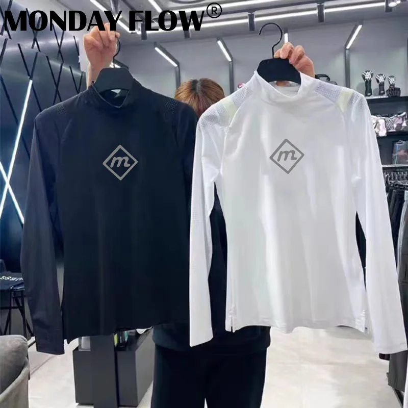 Mondayflow Golf Ice Silk Base Shirt, Women Sunscreen Long Sleeve T-shirt, Golf Clothing, Cool Skin Sensation, UV Resistant UPF50
Mondayflow Golf Ice Silk Base Shirt, Women Sunscreen Long Sleeve T-shirt, Golf Clothing, Cool Skin Sensation, UV Resistant UPF50