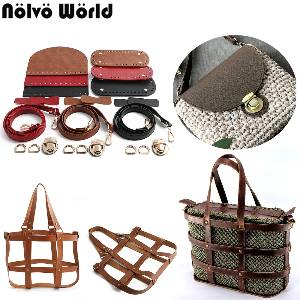 Набор для изготовления сумок в ретро-стиле (1/3/5 комплектов): комплект материалов из искусственной кожи для сумки-тоут большой вместимости с полым дном, плечевым ремнем и нижней крышкой
Набор для изготовления сумок в ретро-стиле (1/3/5 комплектов): комплект материалов из искусственной кожи для сумки-тоут большой вместимости с полым дном, плечевым ремнем и нижней крышкой