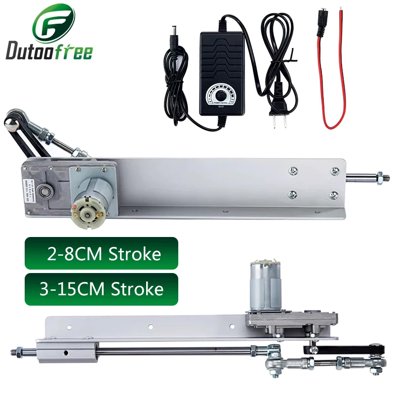 Линейный привод с возвратно-поступательным движением, ход 2-8 см, 3-15 см, регулировка скорости, питание DC 12В/24В, телескопический двигатель, 45~200 об/мин
Линейный привод с возвратно-поступательным движением, ход 2-8 см, 3-15 см, регулировка скорости, питание DC 12В/24В, телескопический двигатель, 45~200 об/мин