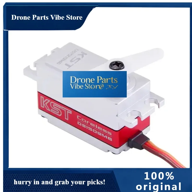 Drone Parts 1pcs New KST DS1509MG Metal Gear Coreless Digital Low Profile Servo 12.8kg.cm 0.07sec For Aircraft RC Cars
Drone Parts 1pcs New KST DS1509MG Metal Gear Coreless Digital Low Profile Servo 12.8kg.cm 0.07sec For Aircraft RC Cars