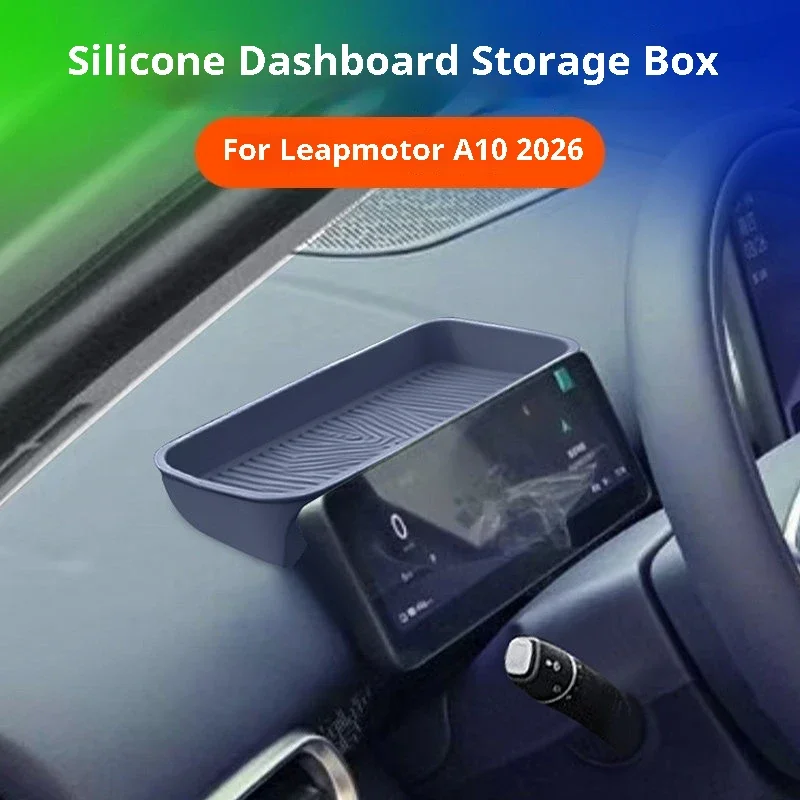 For Leapmotor A10 2026 Dashboard Storage Box Silicone Organizer Tray Tissue Box Non-slip Stain-resistant Interior Accessories
For Leapmotor A10 2026 Dashboard Storage Box Silicone Organizer Tray Tissue Box Non-slip Stain-resistant Interior Accessories