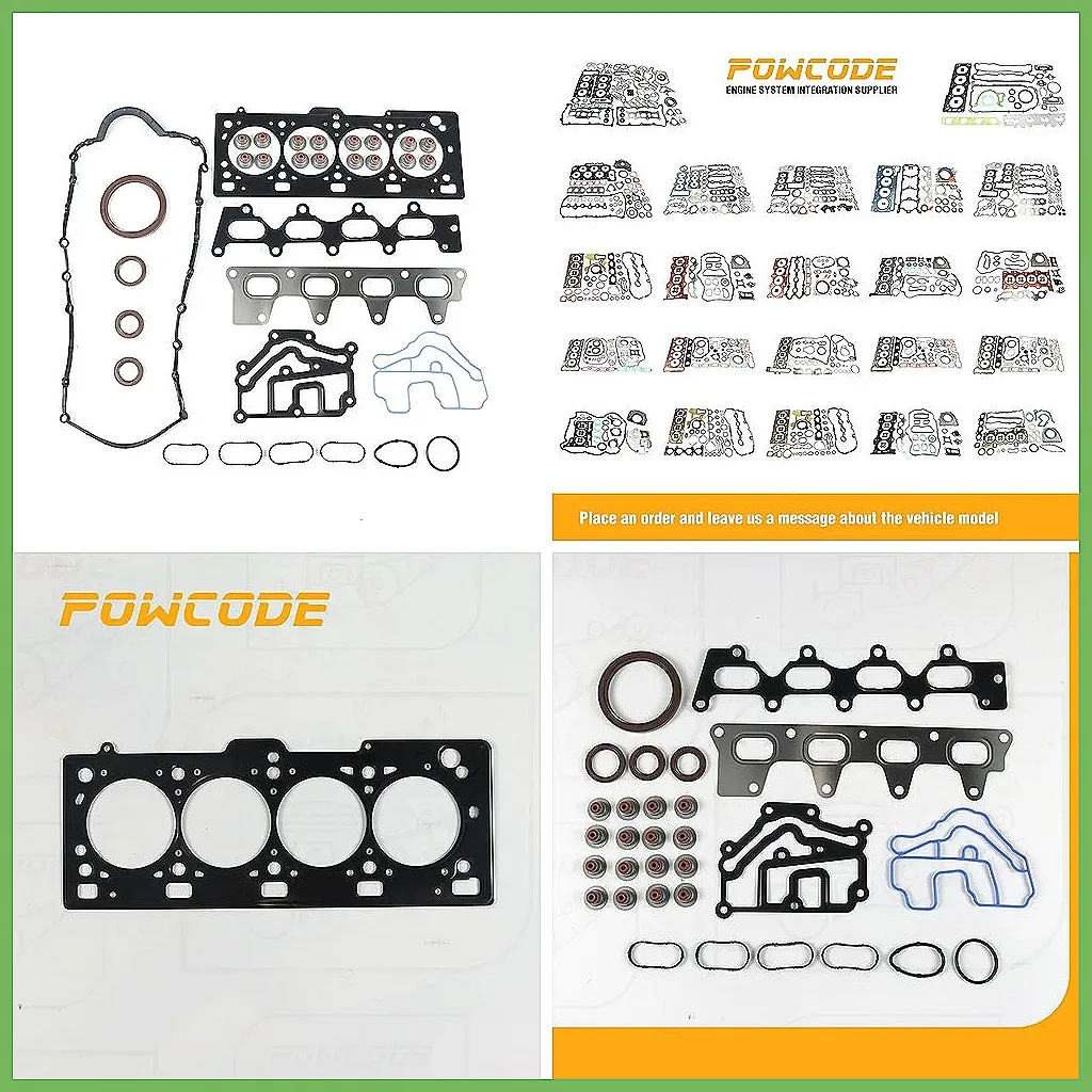 High Quality Engine Overhaul Gasket Kit for Renault Clio Kangoo Logan 1.6 K4M 7701471886 7700112739 Full Set
High Quality Engine Overhaul Gasket Kit for Renault Clio Kangoo Logan 1.6 K4M 7701471886 7700112739 Full Set