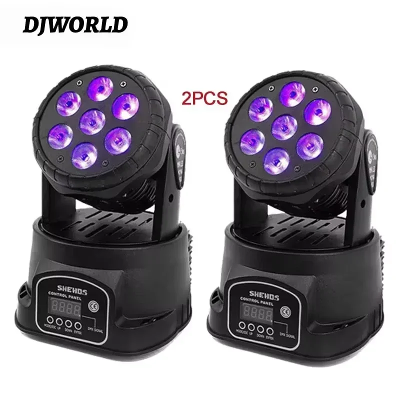 2PCS LED 7X18W Wash Light RGBWA+UV 6in1 Moving Head Light DMX Stage Light DJ Nightclub Party Concert Stage Professional
2PCS LED 7X18W Wash Light RGBWA+UV 6in1 Moving Head Light DMX Stage Light DJ Nightclub Party Concert Stage Professional