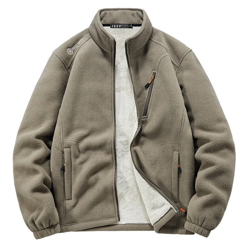 Autumn Winter Men's Polar Fleece Warm Jackets Fashion Men Softshell Sweatshirts Men Sports Thermal Windbreaker Zipper Jackets
Autumn Winter Men's Polar Fleece Warm Jackets Fashion Men Softshell Sweatshirts Men Sports Thermal Windbreaker Zipper Jackets