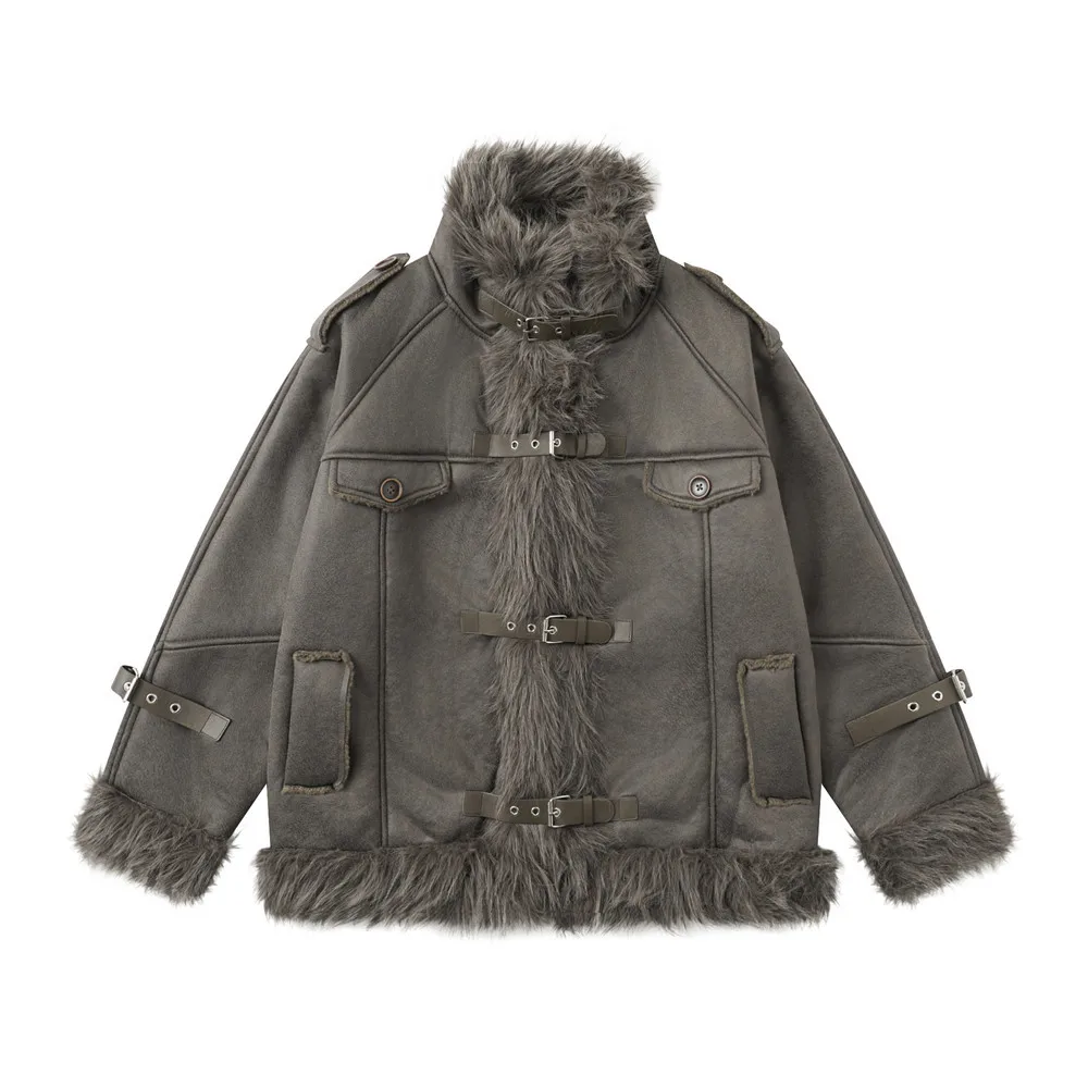 Fur And Skin Together Winter For Man Coat American Fashion Brand Keep Worm High Collar Padded
Fur And Skin Together Winter For Man Coat American Fashion Brand Keep Worm High Collar Padded