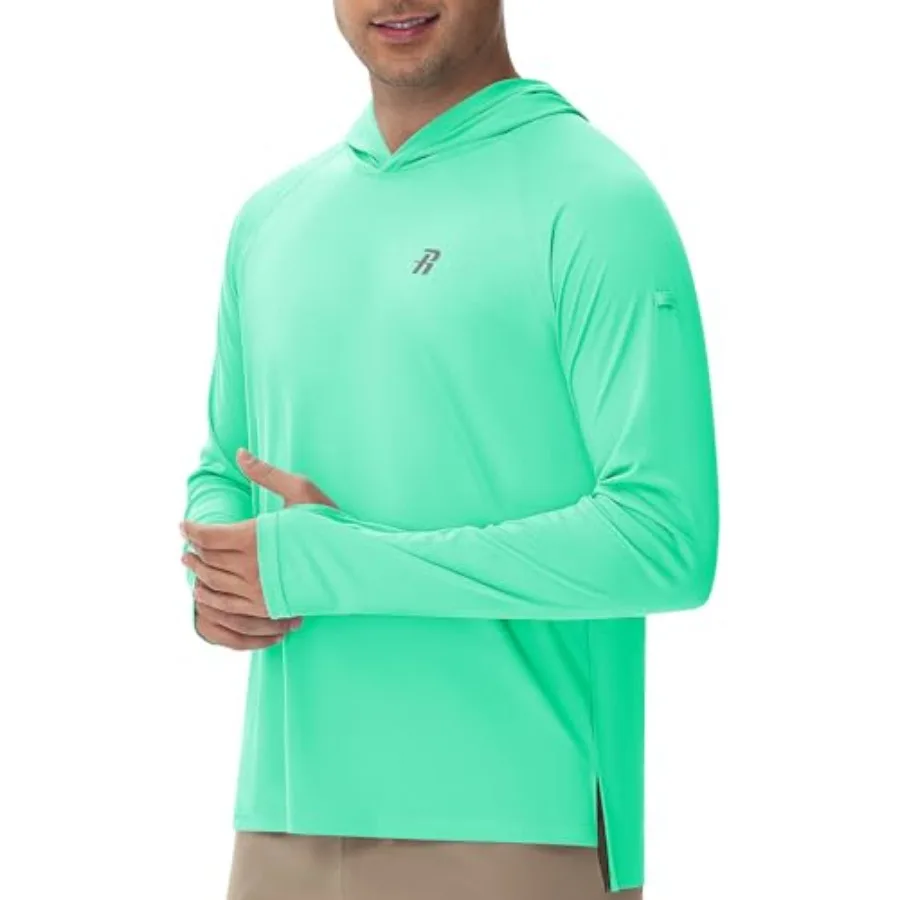Runhit UPF 50+ Fishing Shirts for Men, Long Sleeve Sun Protection Lightweight Hoodie, UV Hiking Running Rash Guard
Runhit UPF 50+ Fishing Shirts for Men, Long Sleeve Sun Protection Lightweight Hoodie, UV Hiking Running Rash Guard