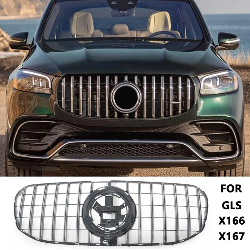 Front Grill Grille Bumper Black Radiator GT Style For Mercedes Benz GLS X167 X166 W166 W167 GLS400 GLS450 GLS500
Front Grill Grille Bumper Black Radiator GT Style For Mercedes Benz GLS X167 X166 W166 W167 GLS400 GLS450 GLS500