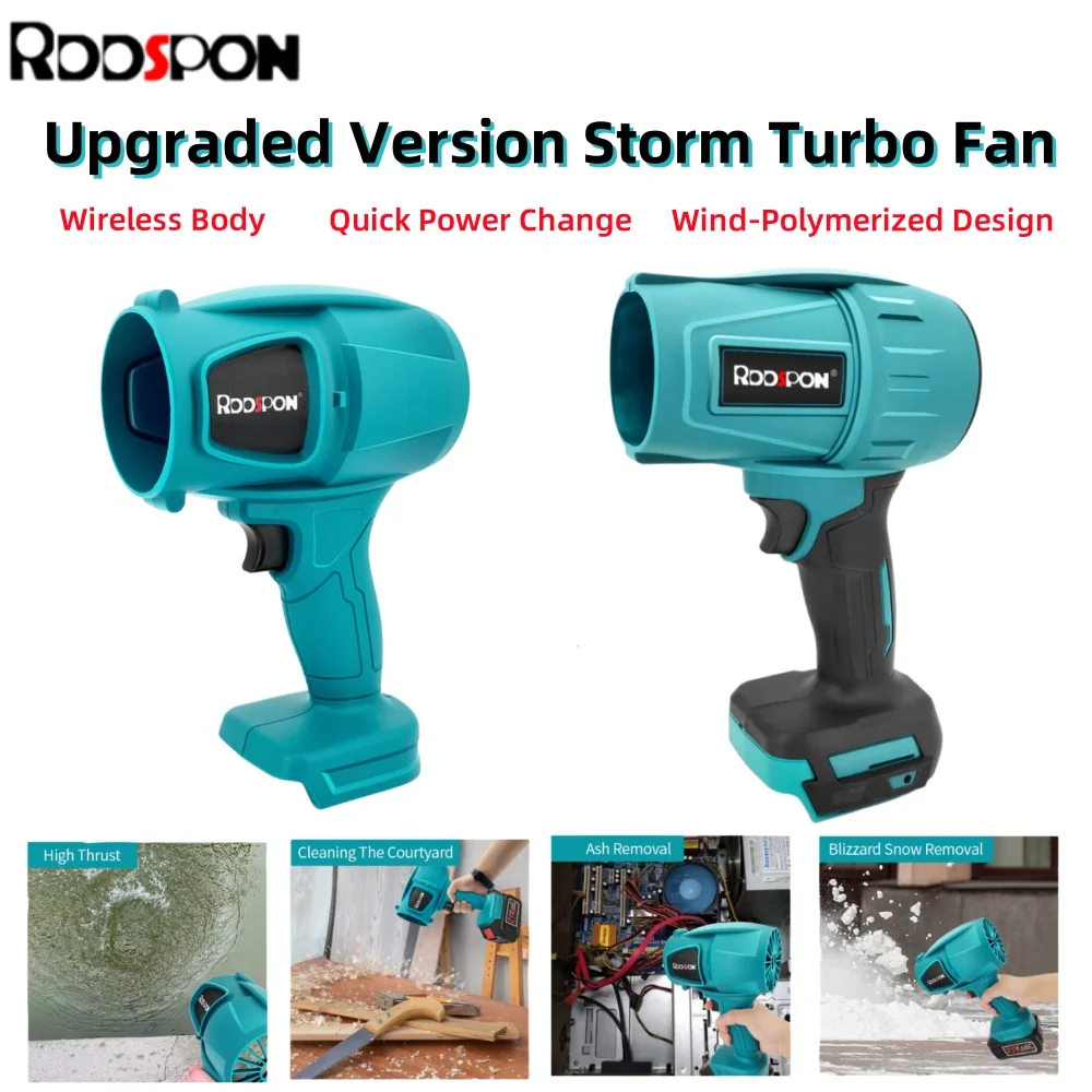 Handheld Electric Jet Fan Cordless High Power Powerful Blower Dust and Snow Remova Leaf Turbine Fan for Makita 18V-21V Battery
Handheld Electric Jet Fan Cordless High Power Powerful Blower Dust and Snow Remova Leaf Turbine Fan for Makita 18V-21V Battery