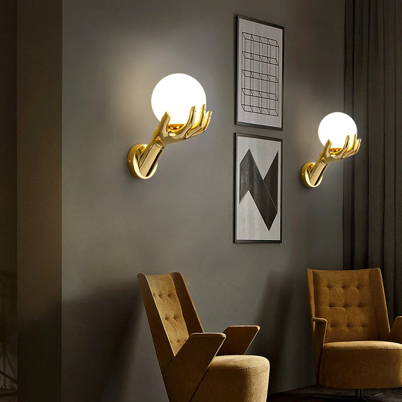 Modern Creative Hand Hold Ball Wall Lights Bedside for Bedroom Wall Lamps Wall Sconce Led Home Lighting Bathroom Decor Fixtures
Modern Creative Hand Hold Ball Wall Lights Bedside for Bedroom Wall Lamps Wall Sconce Led Home Lighting Bathroom Decor Fixtures