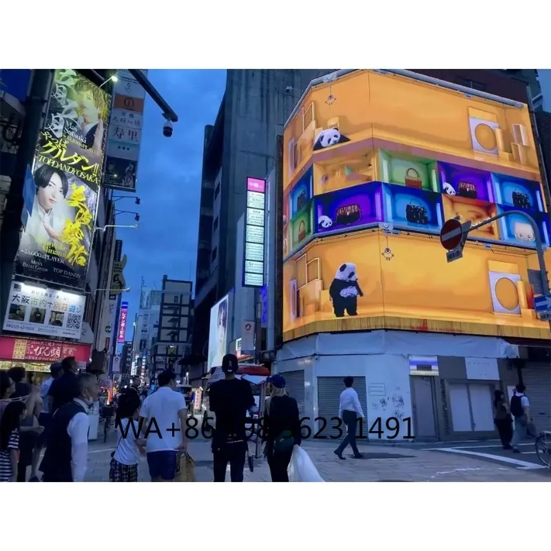 Naked Eye 3D Hologram LED Display Custom Outdoor Digital Billboard Large Animation Media Screen for Commercial Advertising
Naked Eye 3D Hologram LED Display Custom Outdoor Digital Billboard Large Animation Media Screen for Commercial Advertising