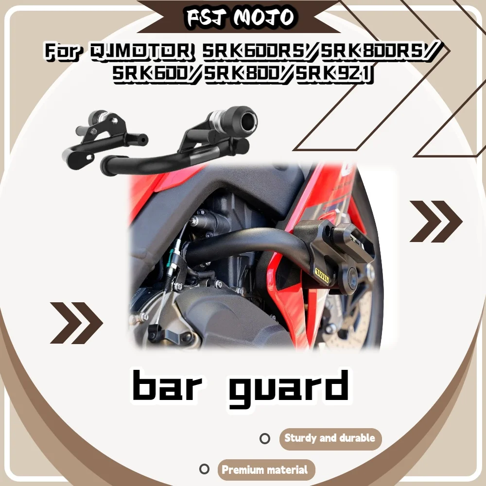 For QJMOTOR SRK800RS SRK800 SRK600RS SRK600 SRK921 Heavy Duty Anti-Impact Guard Bar, Thick Welded Steel Matte Anti-Rust Bumper
For QJMOTOR SRK800RS SRK800 SRK600RS SRK600 SRK921 Heavy Duty Anti-Impact Guard Bar, Thick Welded Steel Matte Anti-Rust Bumper
