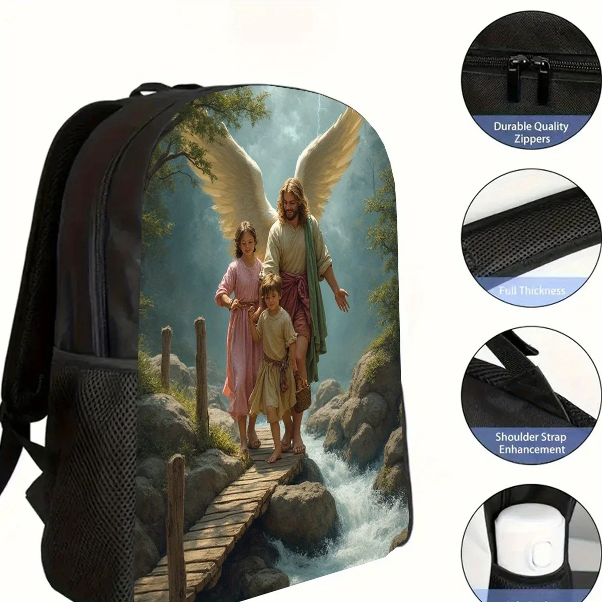 1 Angel Shoulder Bag, Large Capacity 17 Casual Laptop Backpack with Water Bottle Bag - Lightweight and Durable Fall
1 Angel Shoulder Bag, Large Capacity 17 Casual Laptop Backpack with Water Bottle Bag - Lightweight and Durable Fall
