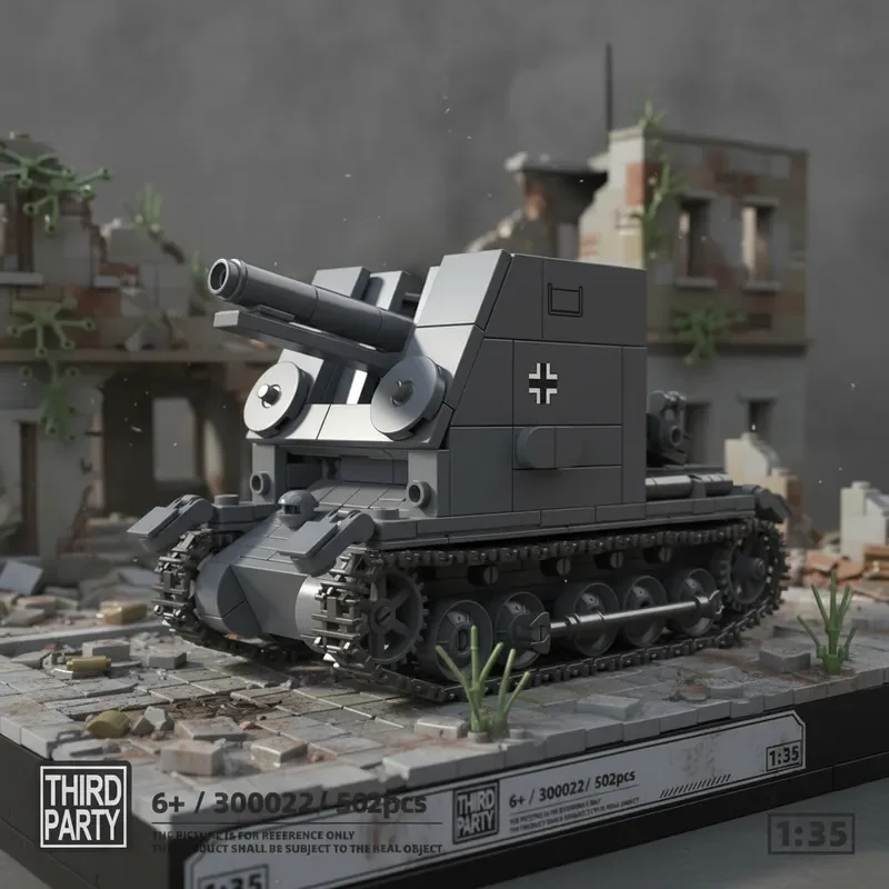 502PCS Technical World War 2 Bison Series Self-Propelled Gun Assembly Building Blocks Toys DIY tabletop decoration Gifts
502PCS Technical World War 2 Bison Series Self-Propelled Gun Assembly Building Blocks Toys DIY tabletop decoration Gifts