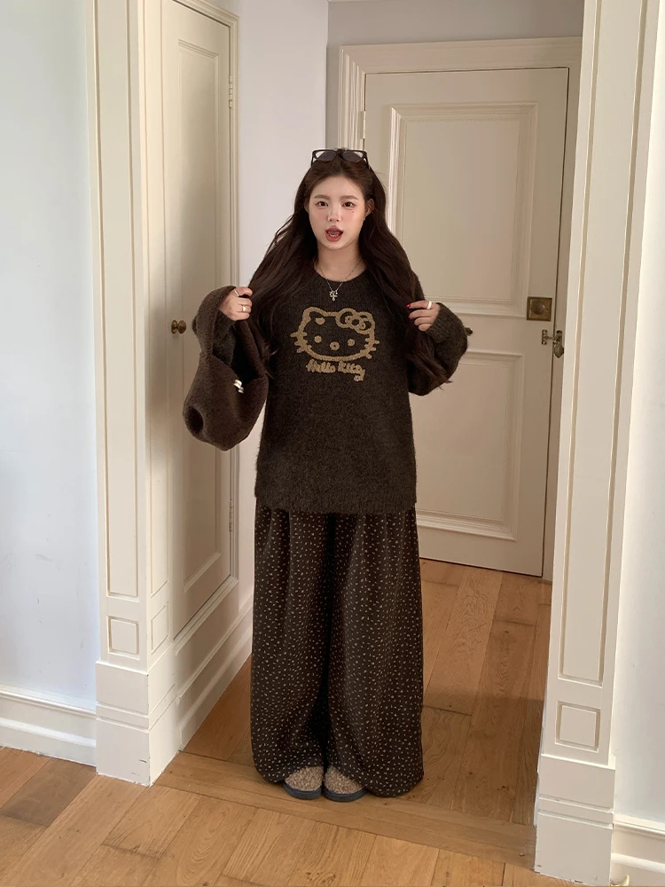 Chic Knitted Sweater Women's round Ne Embroidered Top plus Size Inner Wear Slimming Winter Faion Classic Sle PeE
Chic Knitted Sweater Women's round Ne Embroidered Top plus Size Inner Wear Slimming Winter Faion Classic Sle PeE