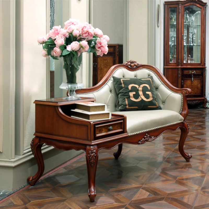 American solid wood telephone chair leather chaise longue lazy chair balcony beauty couch single sofa European chaise longue sof
American solid wood telephone chair leather chaise longue lazy chair balcony beauty couch single sofa European chaise longue sof