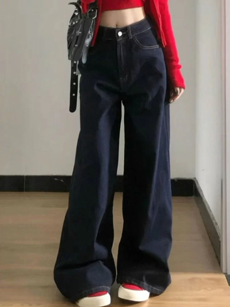 Американские широкие джинсы женские весенне-осенние модные Y2k простые однотонные ретро карманы женская уличная одежда с высокой талией винтажная джинсовая ткань
Американские широкие джинсы женские весенне-осенние модные Y2k простые однотонные ретро карманы женская уличная одежда с высокой талией винтажная джинсовая ткань